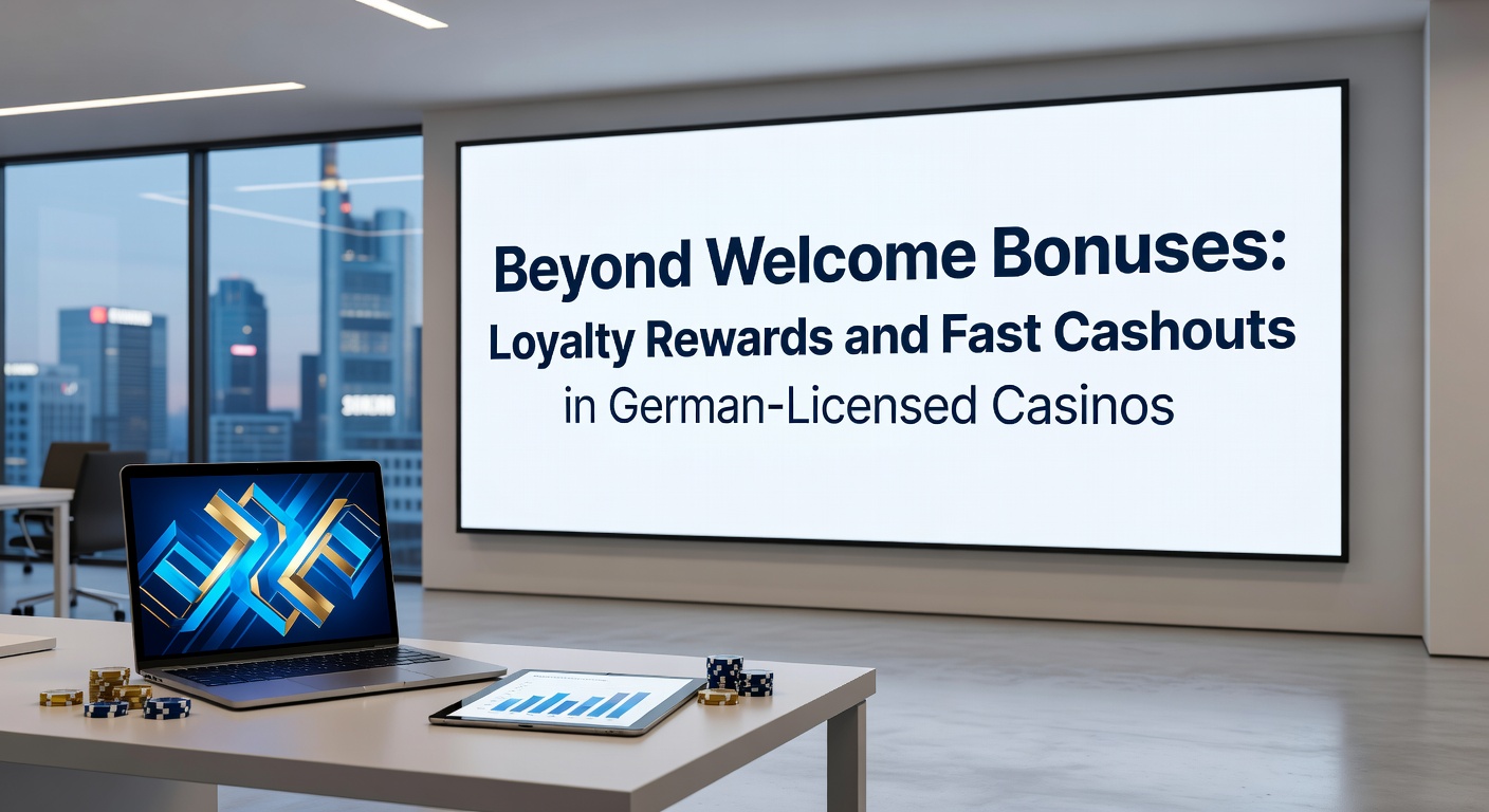 Darstellung eines Treueprogramms in einem Online-Casino mit Punkten, Stufen und Belohnungen auf einem stilisierten Bildschirm